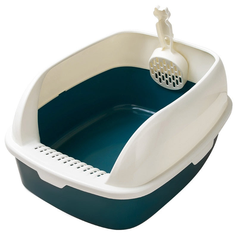 Half-Enclosed Litter Box