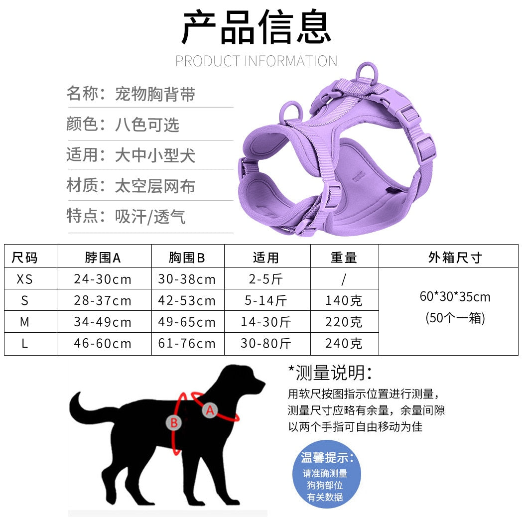 Dog Harness & Leash Set